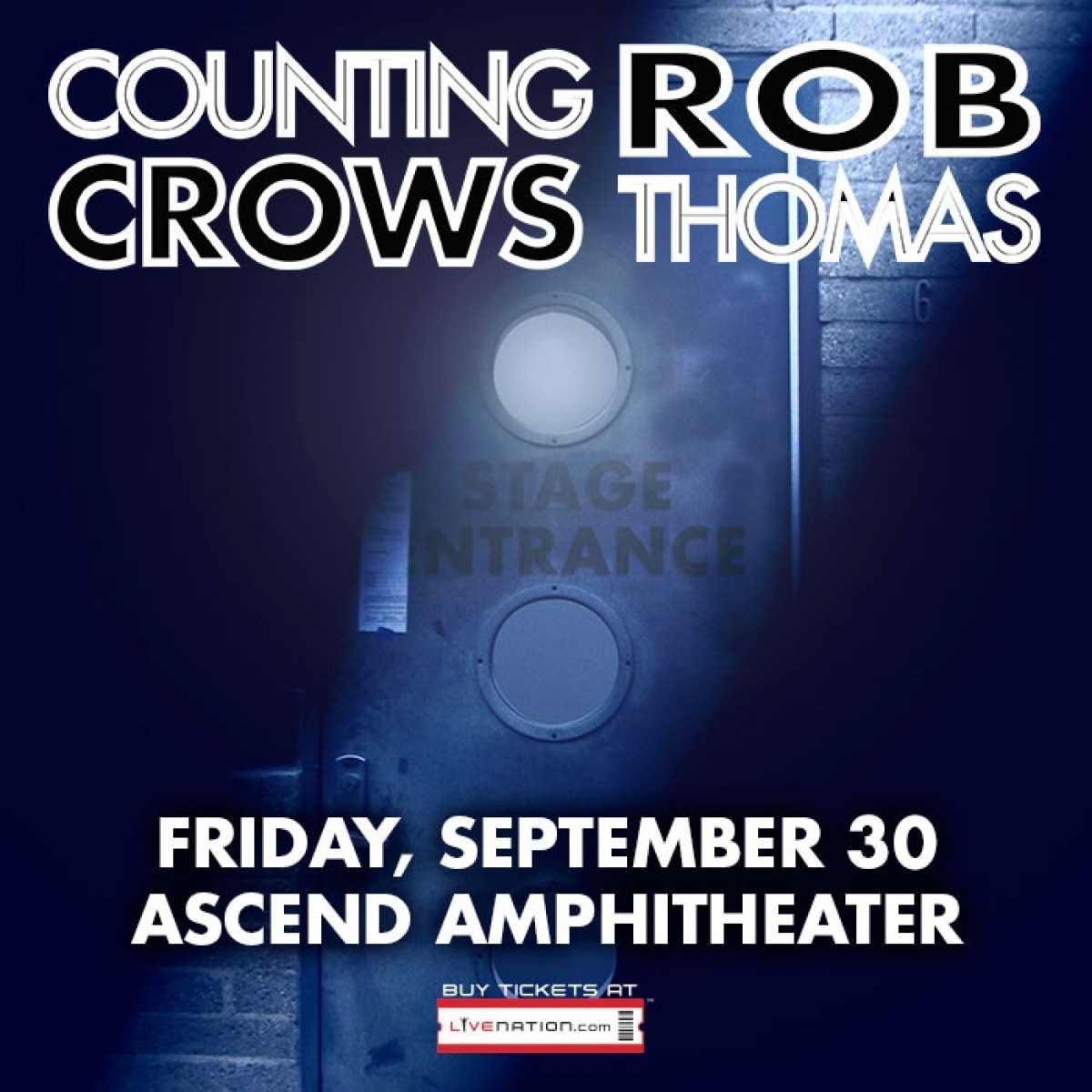 Counting Crows/Rob Thomas:  Register To Win