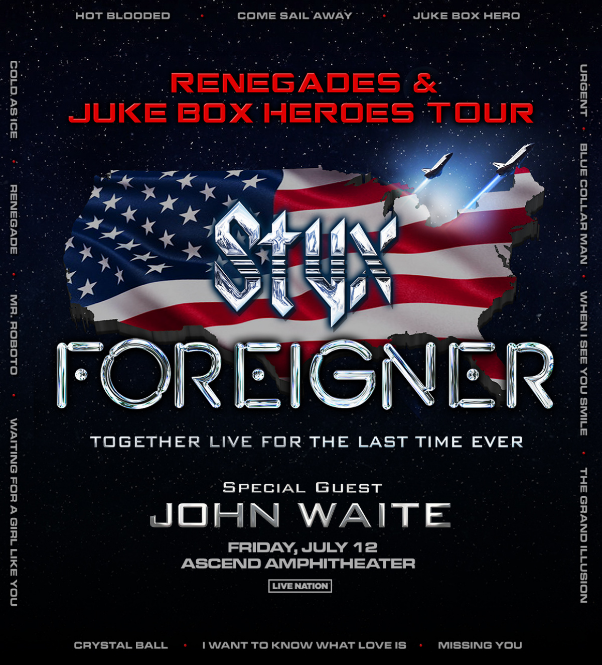 Styx & Foreigner - Register to Win