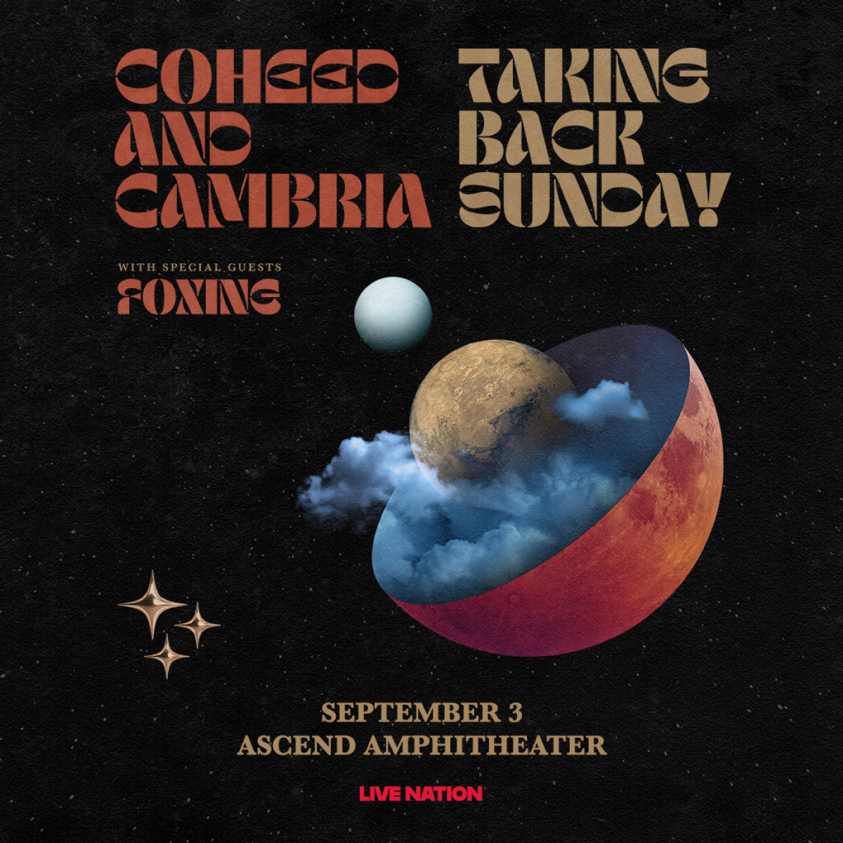 Coheed and Cambria + Taking Back Sunday