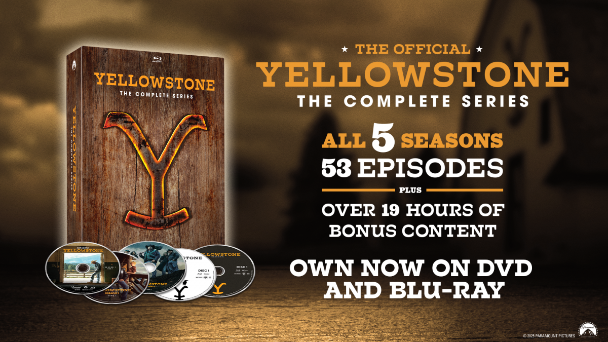 Yellowstone series on DVD and Blu-ray